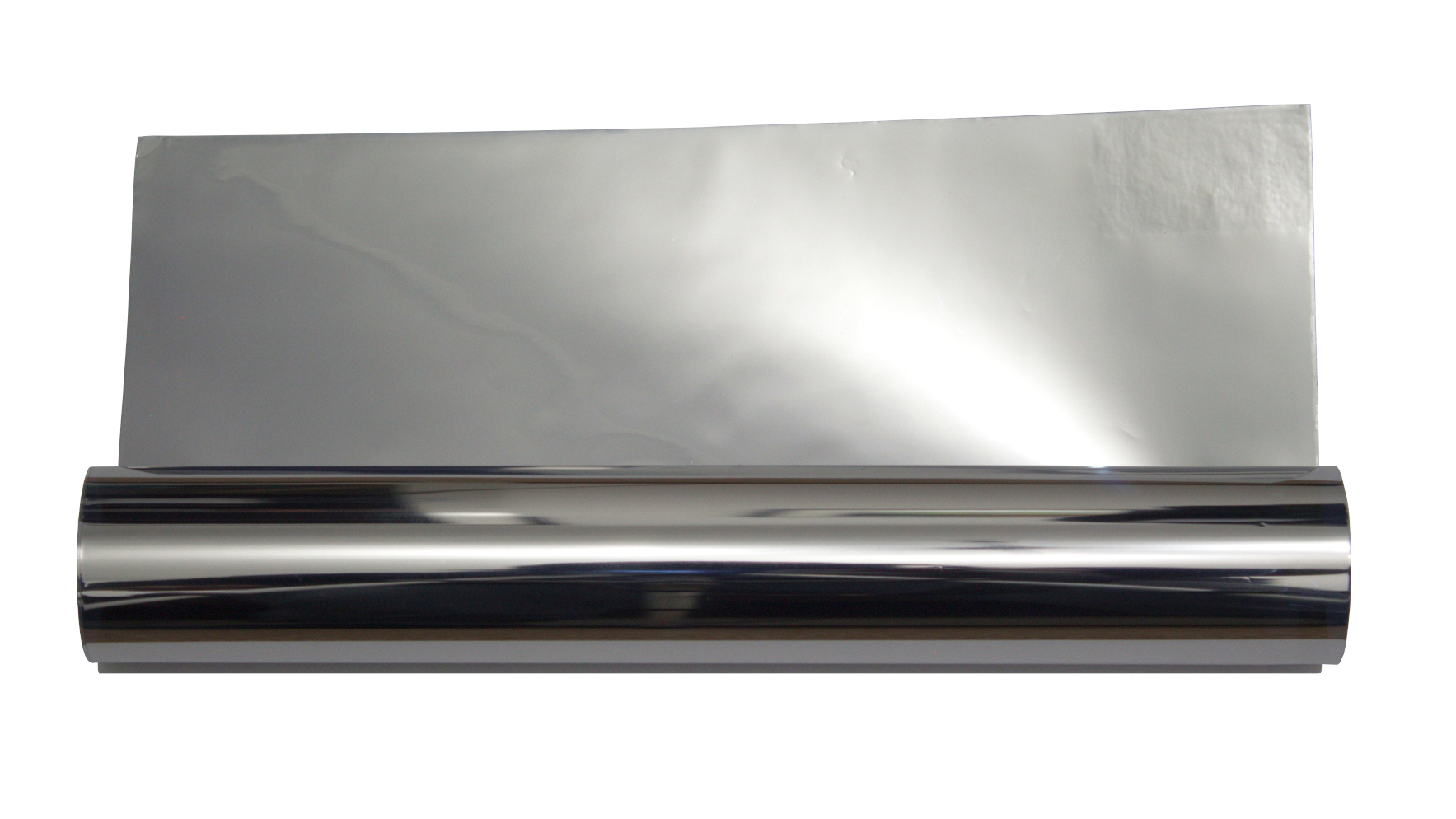 Silver reflective window film illustration